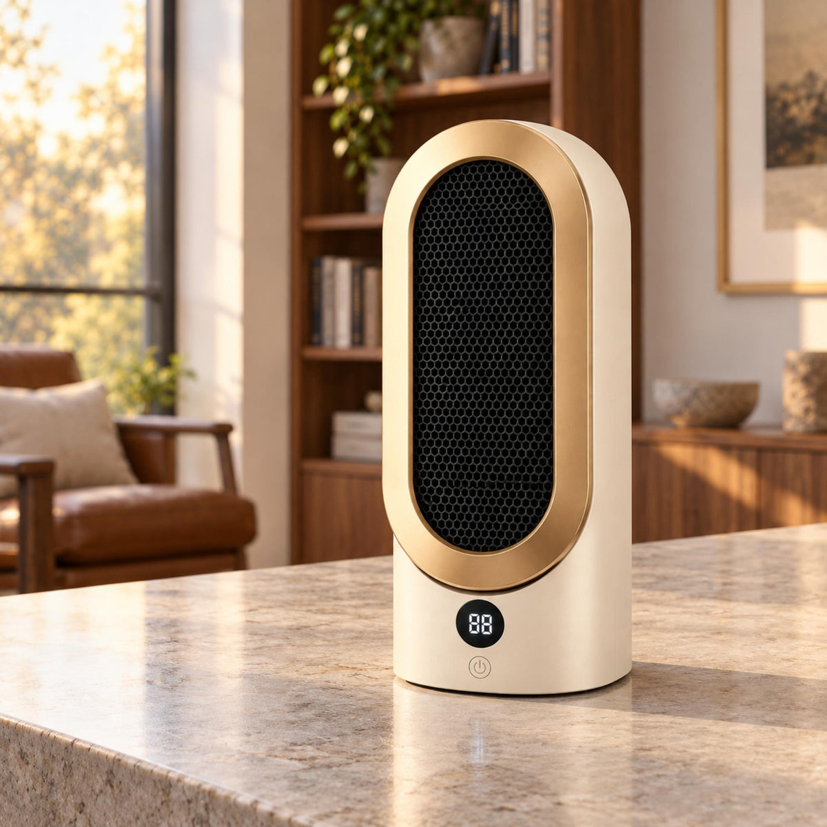 800W Compact Ceramic Desk Heater