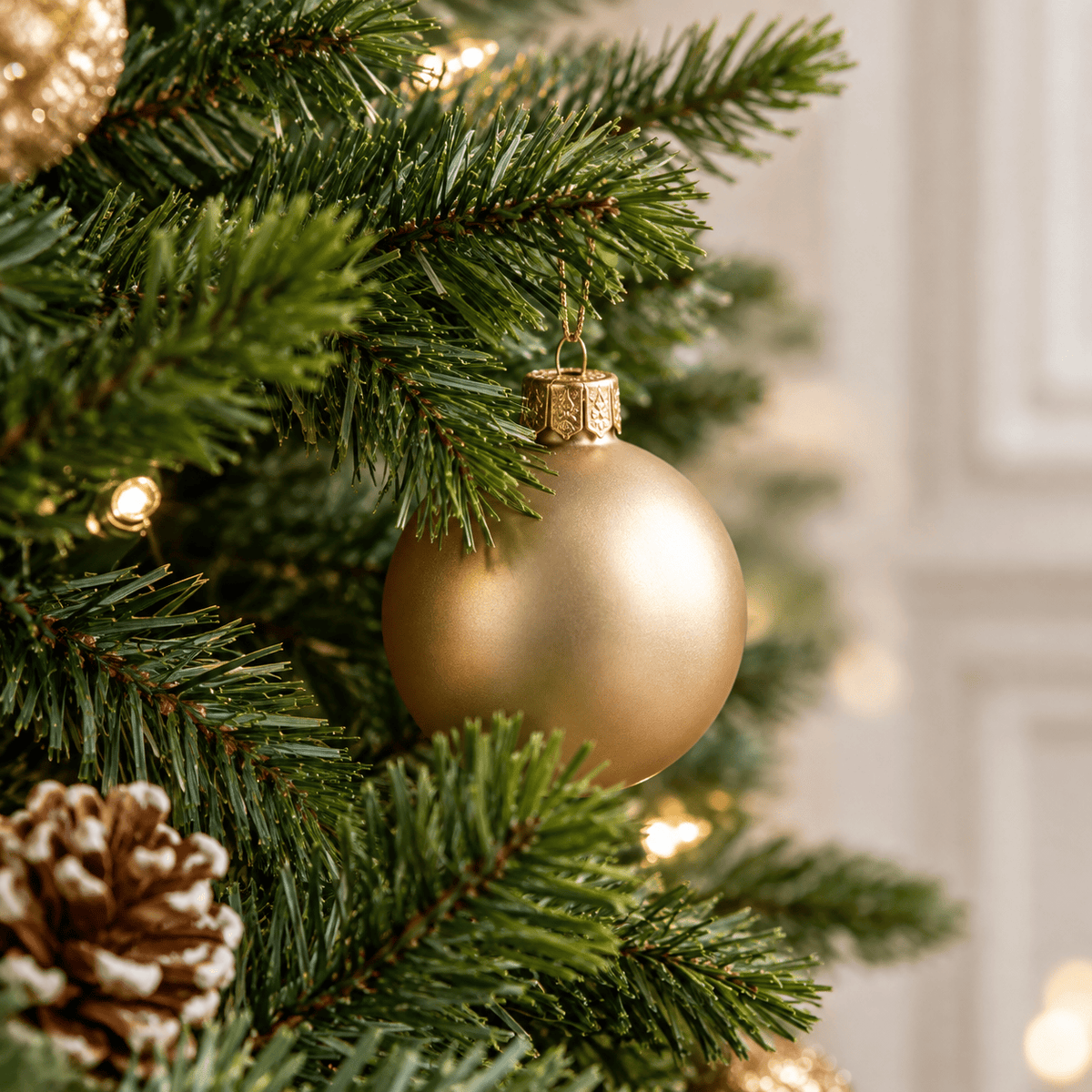 Pre-Lit Tabletop Christmas Tree with Vintage Potted Base