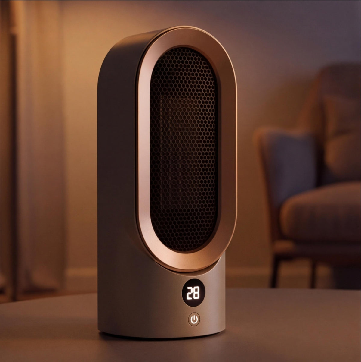 800W Compact Ceramic Desk Heater