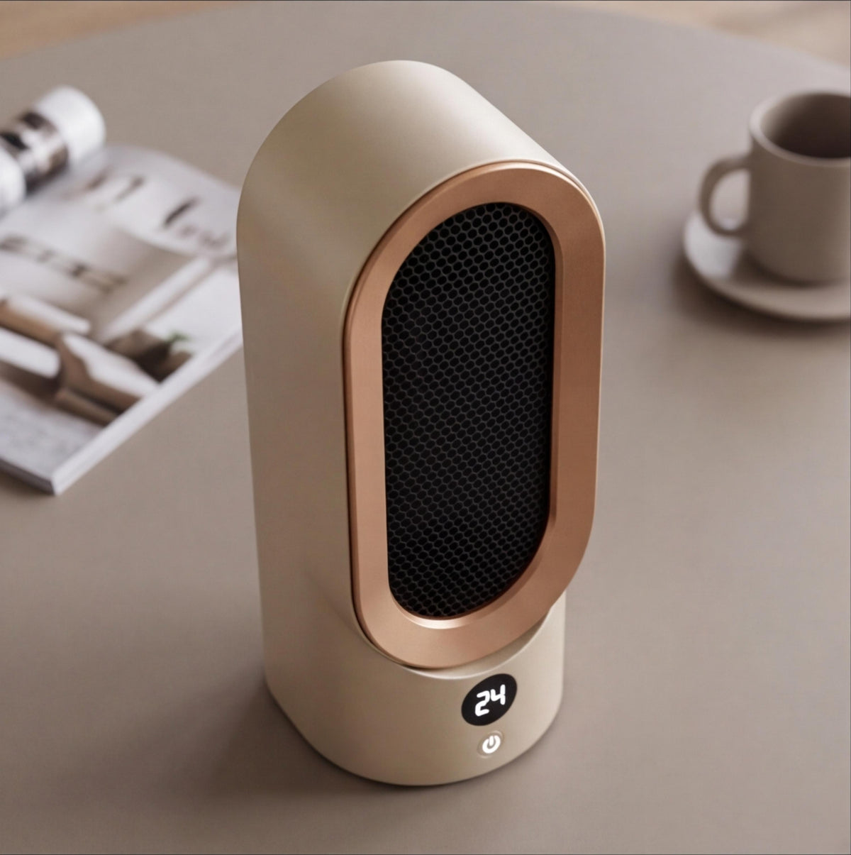 800W Compact Ceramic Desk Heater