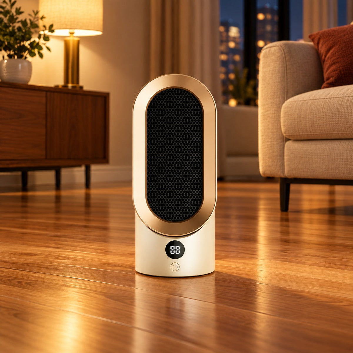 800W Compact Ceramic Desk Heater