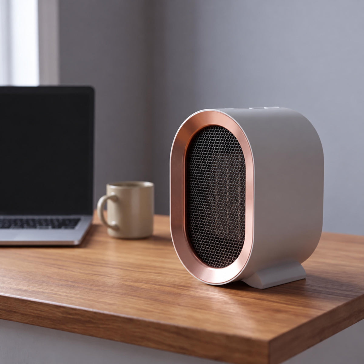 Portable Ceramic Space Heater with Automatic Thermostat & Safety Switch
