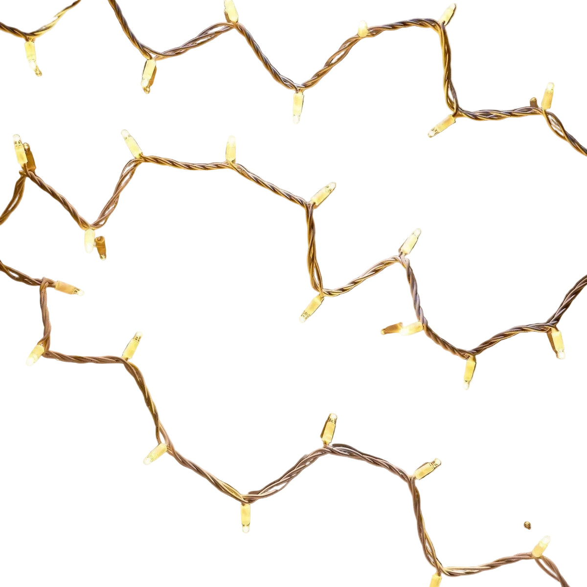 Pro Connect 20m 200 Warm White Connectable String Lights White Cable