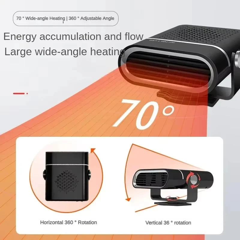 Portable Electric Car Heater & Fan