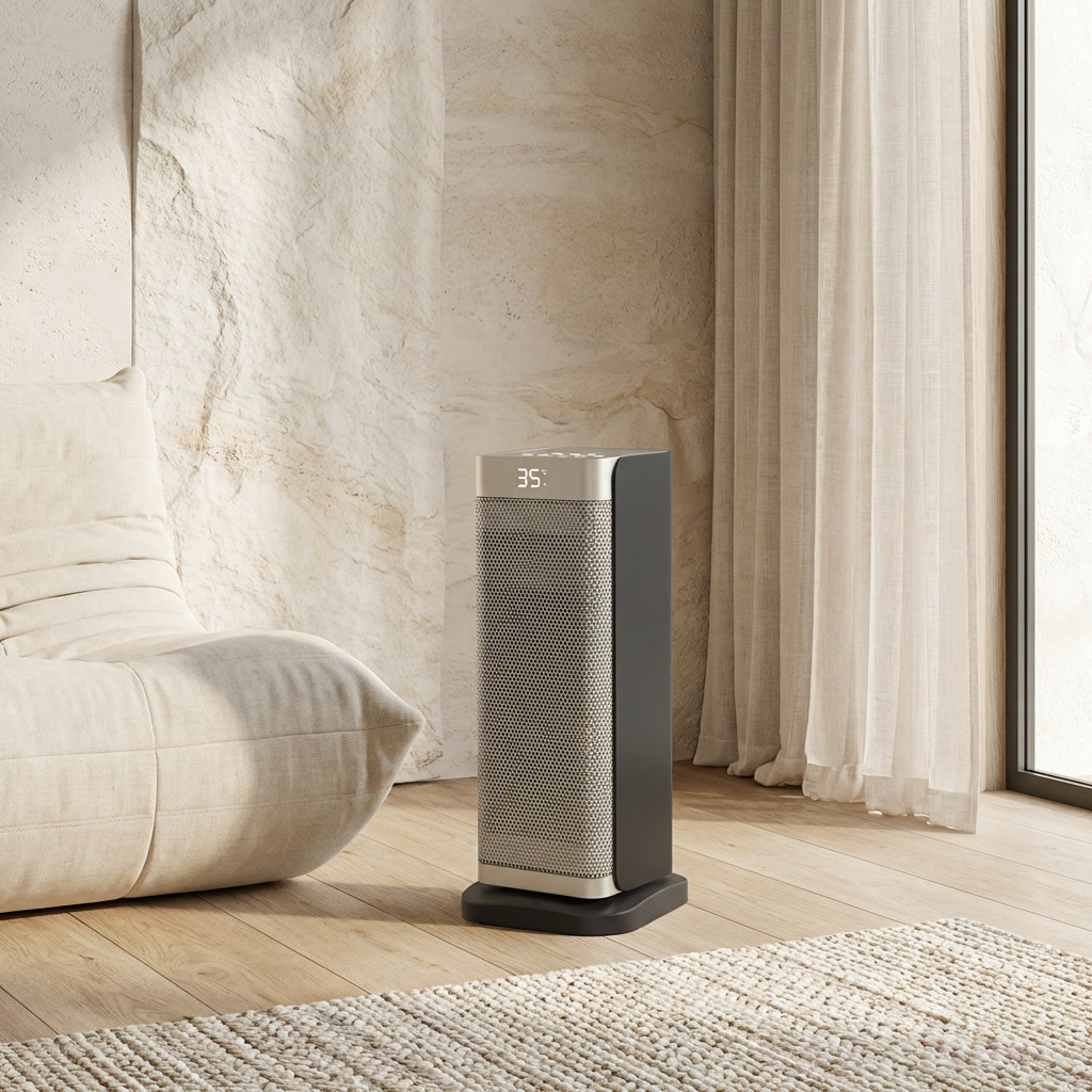 2000W Vertical Electric Heater with Remote | DecorsBoutique