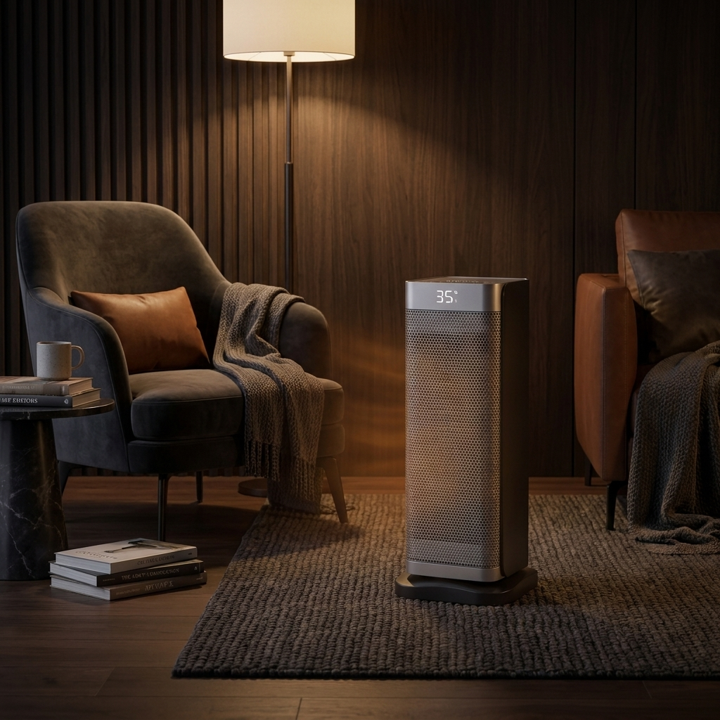2000W Vertical Electric Heater with Remote | DecorsBoutique